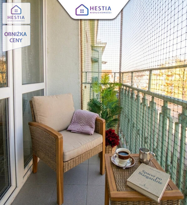 2 pokoje | balkon | centrum Stargardu