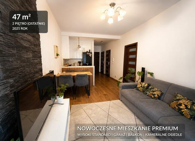 Piękne mieszkanie 47m2 | garaż, umeblowane + AGD | bez pośre