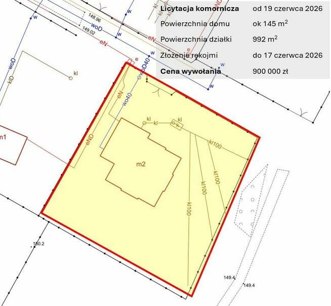 Licytacja komornicza, blisko lasu, dom do wprowadzenia