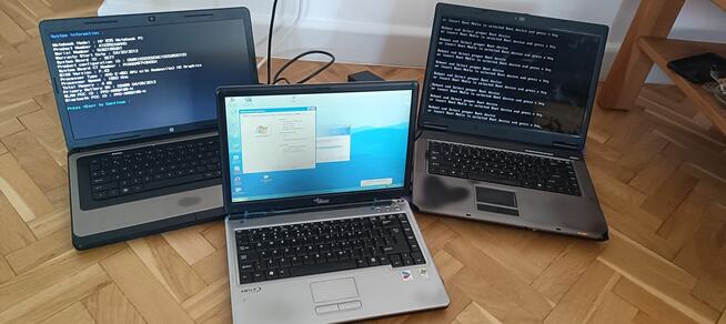 3 laptopy – HP 635, Fujitsu Siemens, ASUS S96S