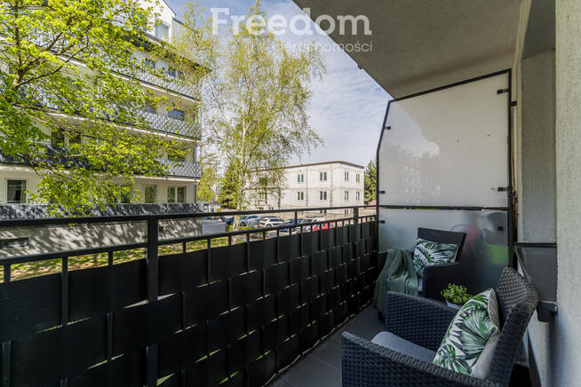 Jasne 2 pokoje (39,5 m²) z dużym balkonem