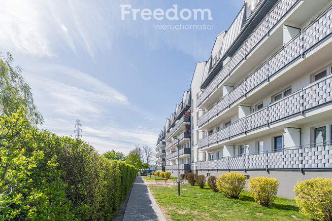Jasne 2 pokoje (39,5 m²) z dużym balkonem