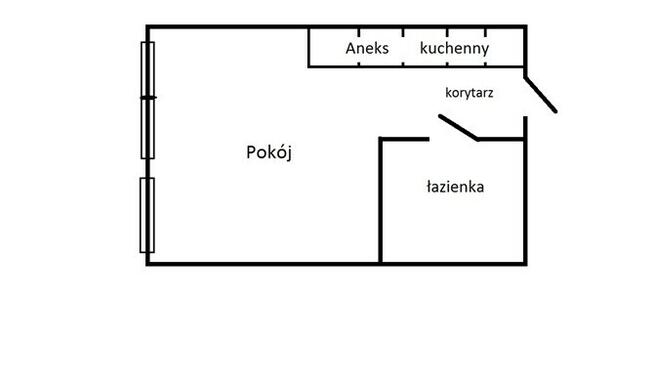 Jasna kawalerka z komórką - Skrzyneckiego 20/22
