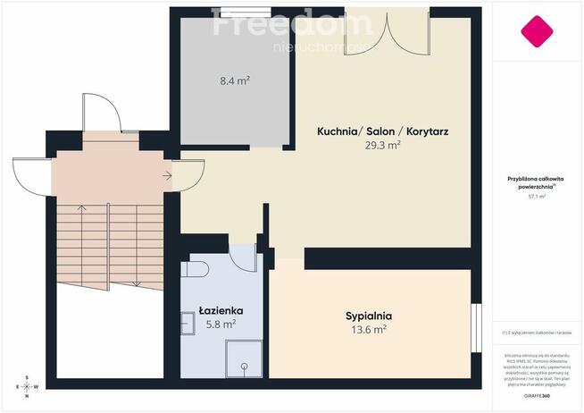 Nowe 3 pokoje, parter, 58 m², Krańcowa