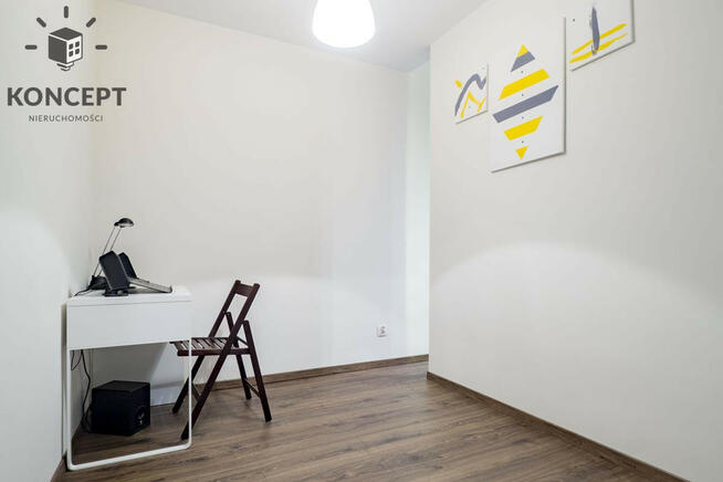 2-pokojowe mieszkanie + biuro/garderoba | Balkon