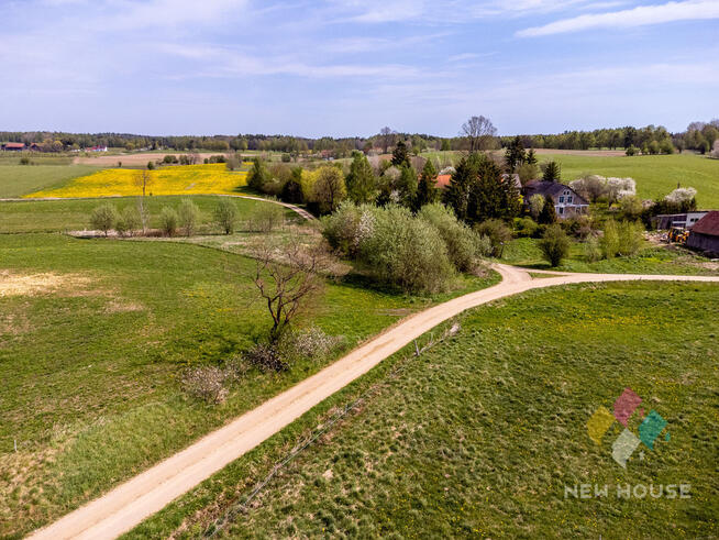 Działka budowlana, 2900 m2, media, ładny widok