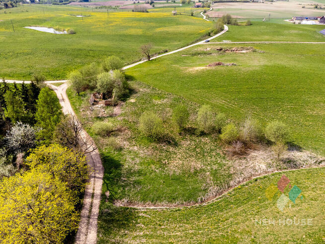 Działka budowlana, 2900 m2, media, ładny widok