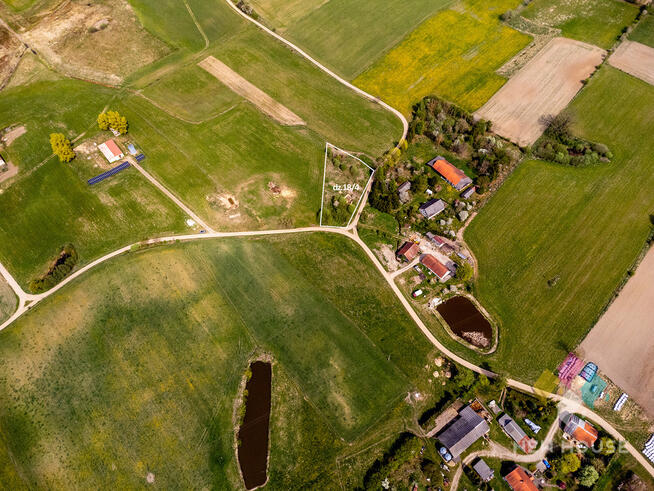 Działka budowlana, 2900 m2, media, ładny widok