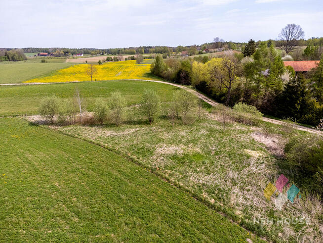 Działka budowlana, 2900 m2, media, ładny widok