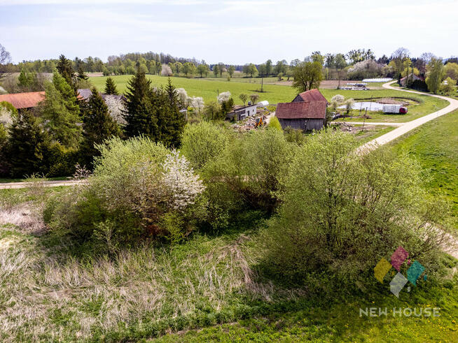 Działka budowlana, 2900 m2, media, ładny widok