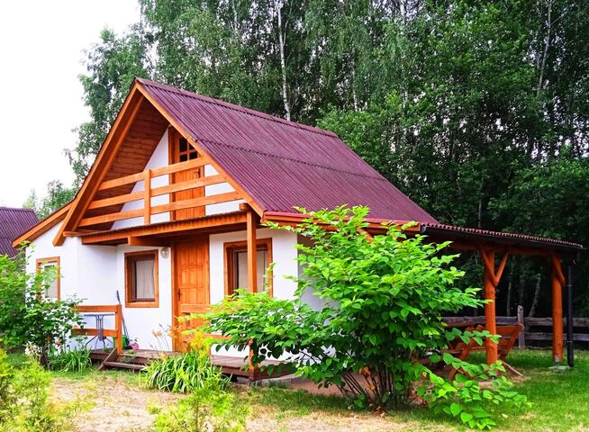 Sprzedam 2 domki nad jeziorem, mazury.