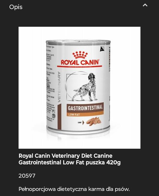 Karma dla psa Royal Canin Veterinary Diet Canine