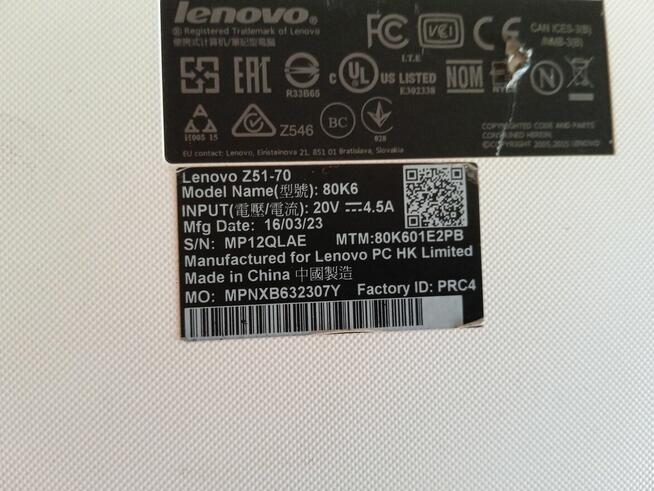 Laptop Lenovo Z51-70