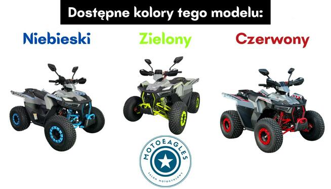 XTR Inny Quad XTR Shark 125 Transport Raty Fvat Automat Led Licznik