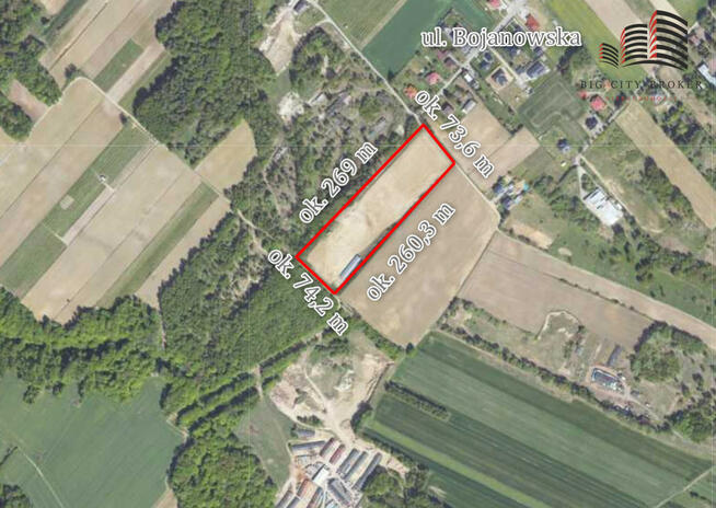 Działka inwestycyjna Kraśnik Bojanówka,