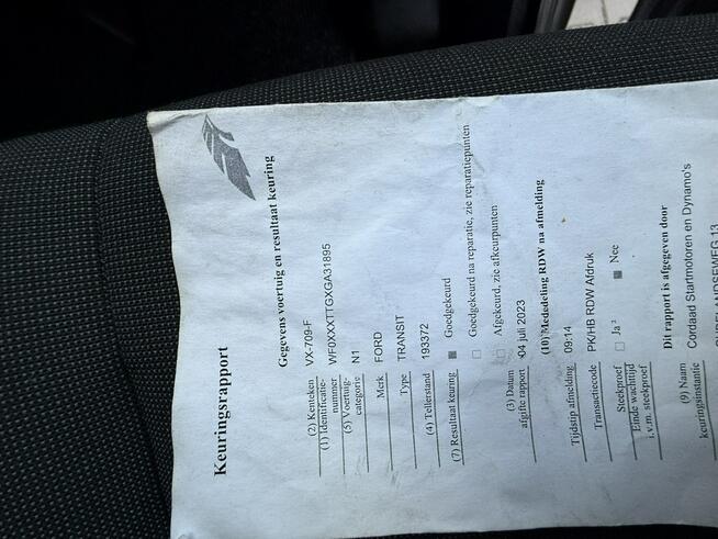 Ford Transik MK8 2.2TDCI 2016 Klimatyzacja 3-Osobowy Bagażnik Dachowy
