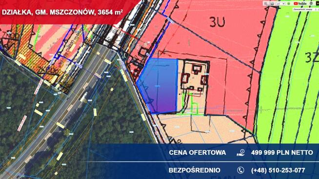 Teren usługowy przy S8 – idealny pod magazyn lub warsztat