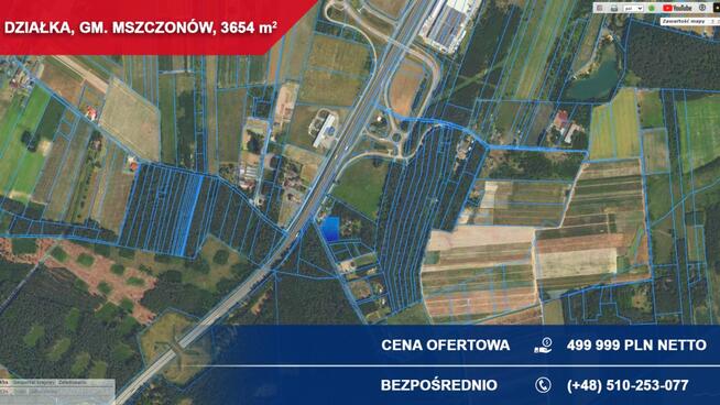 Teren usługowy przy S8 – idealny pod magazyn lub warsztat