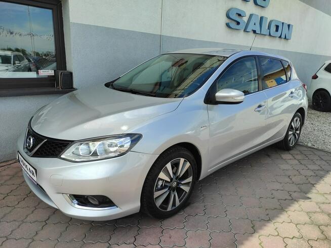 Nissan Pulsar klimatronik, nowe opony, tempomat, 6-biegów, isofix, AUX/USB, zarejest