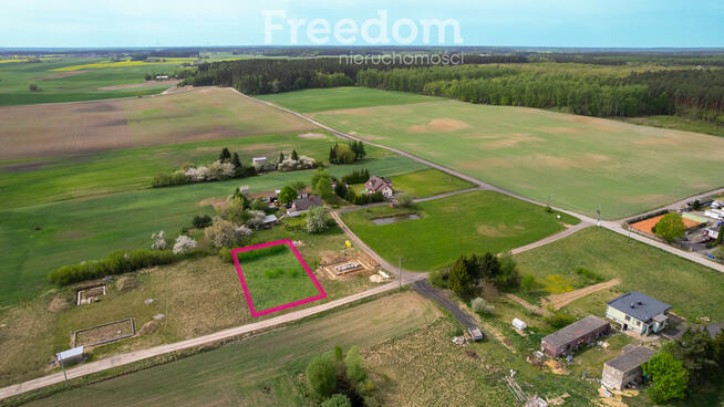 Atrakcyjna działka budowlana 1150m2 z MPZP