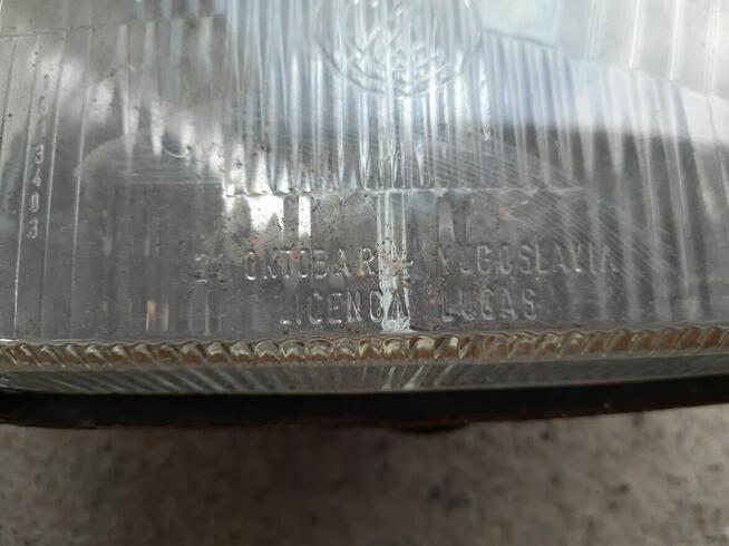 Fiat 126p lampa przednia reflektor Lucas Jugosławia maluch