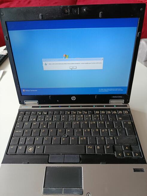HP EliteBook 2540p – sprawny laptop biznesowy / Windows XP /