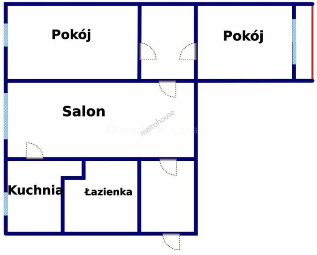 Na sprzedaż 3-pokojowe mieszkanie na Dąbrowie