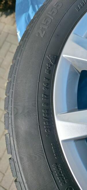VW felgi 17 cali z oponami całorocznymi Continental
