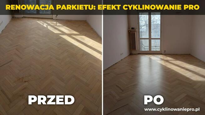 Cyklinowanie i Renowacja Parkietu Warszawa - Bezpyłowo