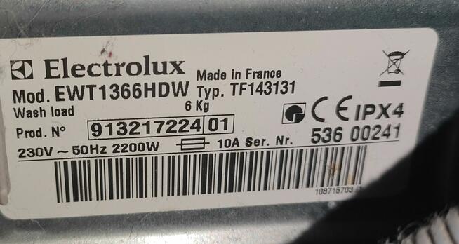 Panel sterowania pralki Electrolux EWT1366HDW, silnik , pase