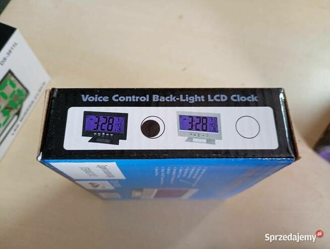 Cyfrowy Zegarek Stojący LCD z Kontrolą Głosu DS-8082