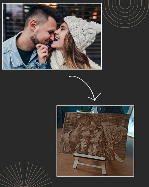 Obraz Grawerowany w Drewnie – Personalizowany Prezent