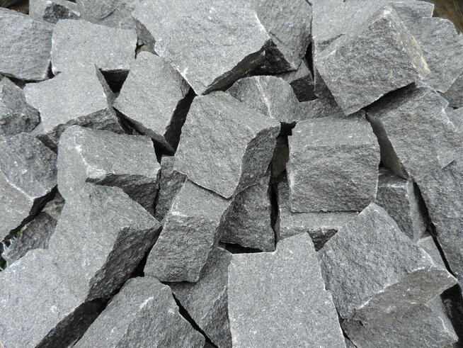 Kamień szary łupek granitowy do gabionu do ogrodzenia granit