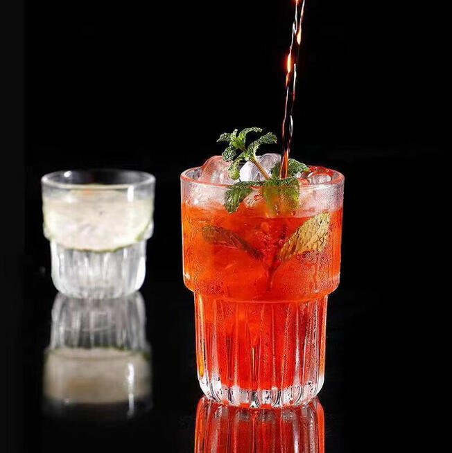 szklanki 320ml zdobione do kawy latte drinków whisky 6szt. |