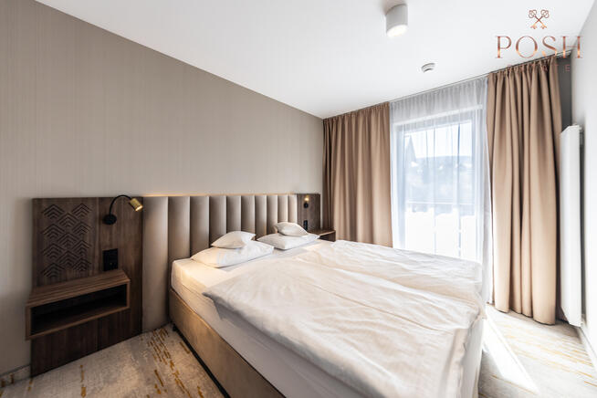 widok na basen | inwestycja | balkon |własna sauna