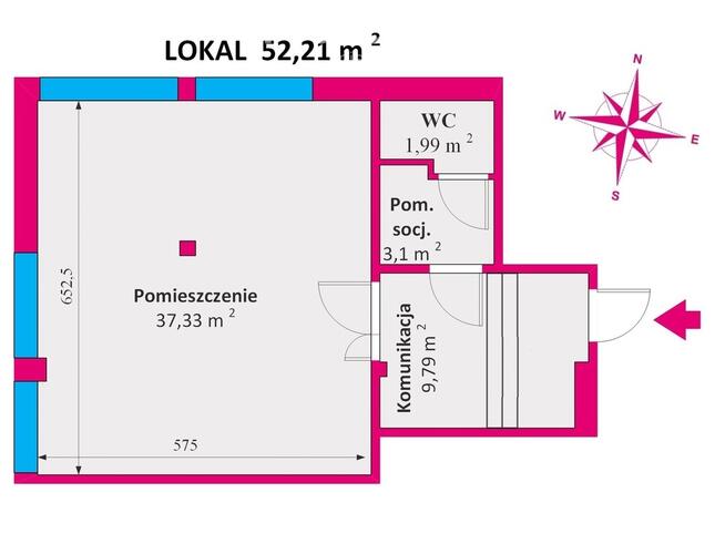 Wynajmę lokal na parterze obok szpitala nr 2