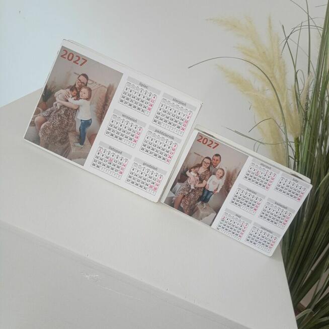 Kalendarz, fotografia na biurko dwa rozmiary