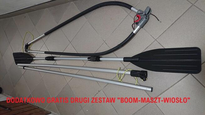 Deska windsurfing + żagiel + 2x Bom + 2x maszt + wiosło