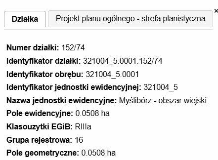 Działka 508m2 Sitno, gmina Myślibórz