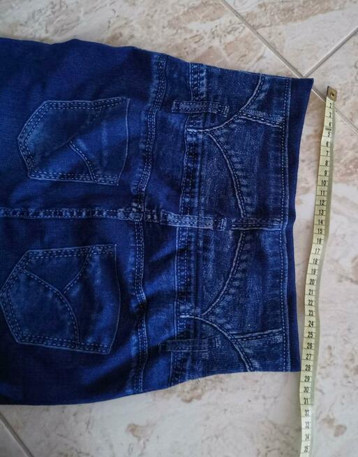 Legginsy z wysokim stanem z nadrukiem