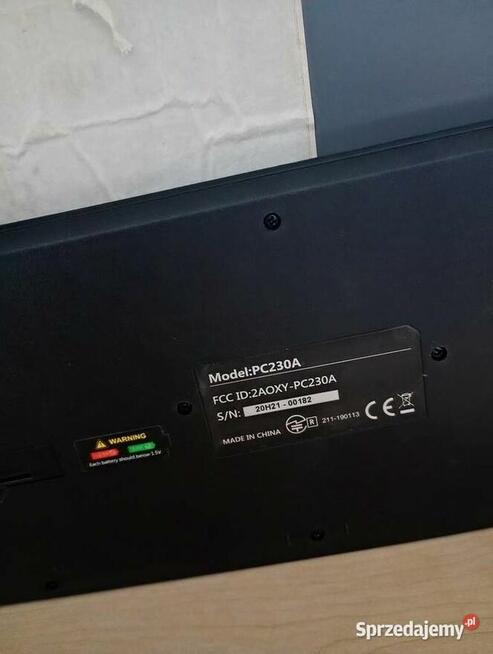 Klawiatura bezprzewodowa do PC lub laptopa - czarna, PC230A