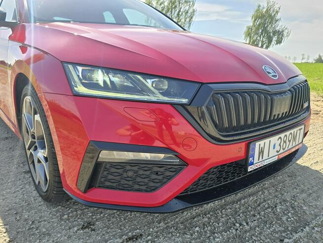 Škoda Octavia RS Challenge Selection 2.0 TSI 245KM DSG Salon Polska, Czerwień Velvet