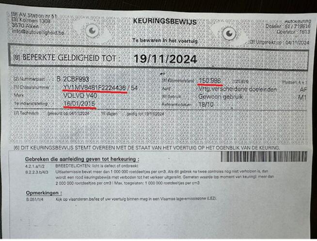 Volvo V40 1.6 D2 Serwis 100% bezwypadkowy Skóra Bluetooth NOWE OPONY 172 tys km