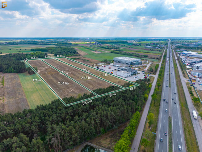 Działka przemysłowa Karpin gm. Dąbrówka, Firmowa