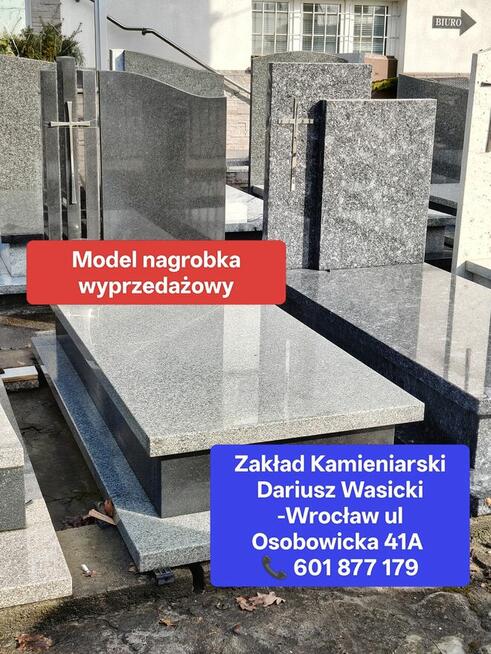 WYPRZEDAŻ-nagrobki Dariusz Wasicki- Wrocław