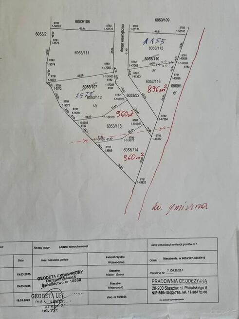 Działki budowlane w Staszowie