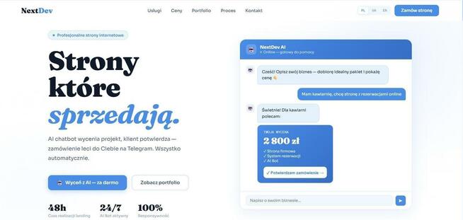 Strony internetowe realizacja 48h