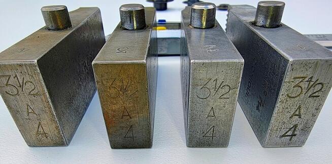 VIRAX nr 714 Noże do gwinciarki 3 ½ A4 – Stan: do przeglądu
