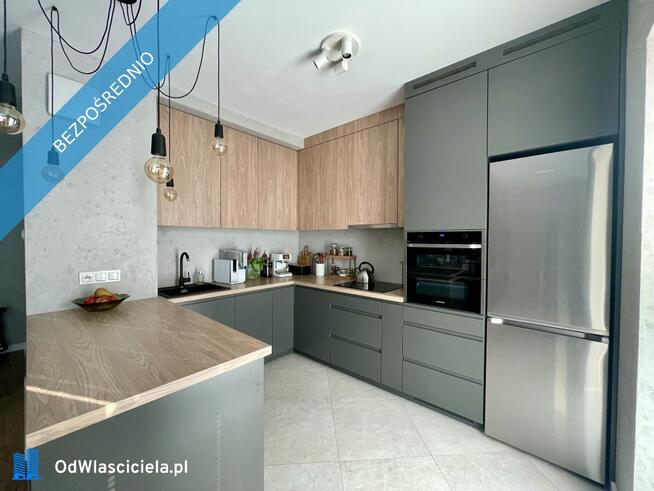 Soft loft z widokiem na panoramę Warszawy