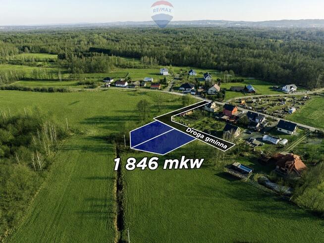 Dwie działki budowlane | 9 ar i 9,51 ar | Media